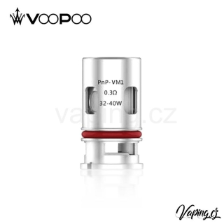 VooPoo žhavící hlava PnP-VM1 Mesh 0.3ohm