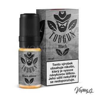 E-liquid Tobgun Black 10ml (silný intenzivní cigaretový tabák) 3mg