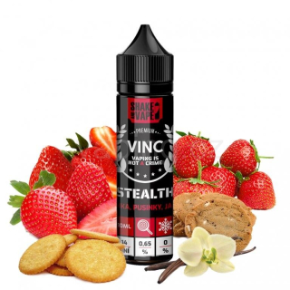 Vinc aroma STEALTH (jahody, sušenky a vanilka) 60/10ml