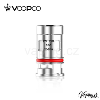 VooPoo žhavící hlava PnP-VM4 Mesh 0.6ohm