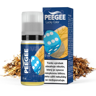 PeeGee - Lucky Color 10ml (virginský, burley a orientální tabák) 18mg