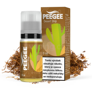 PeeGee - Desert Ship 10ml (světlý virginský tabák) 18mg