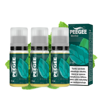 PeeGee - Menthol 3x 10ml (mentol) 18mg