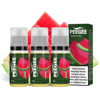 PeeGee - Watermelon 3x 10ml (vodní meloun) 18mg